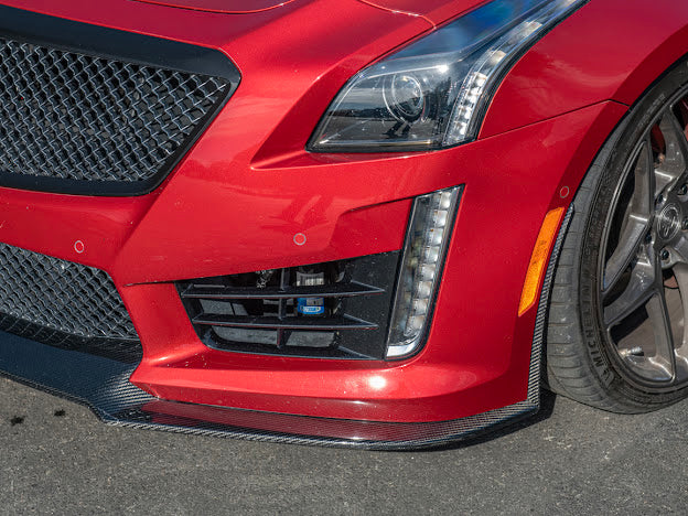 2016-2019 CTS-V3 FRONT SPLITTER WHEEL ARCHES - CARBON FIBER
